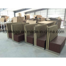 Factory Customize 2 Seater Restaurant Sofa Booth (FOH-XM34-632)